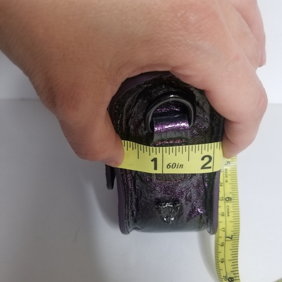 THALE BLANC AUDREY MICRO Metallic Purple Bag - Picture 10 of 16